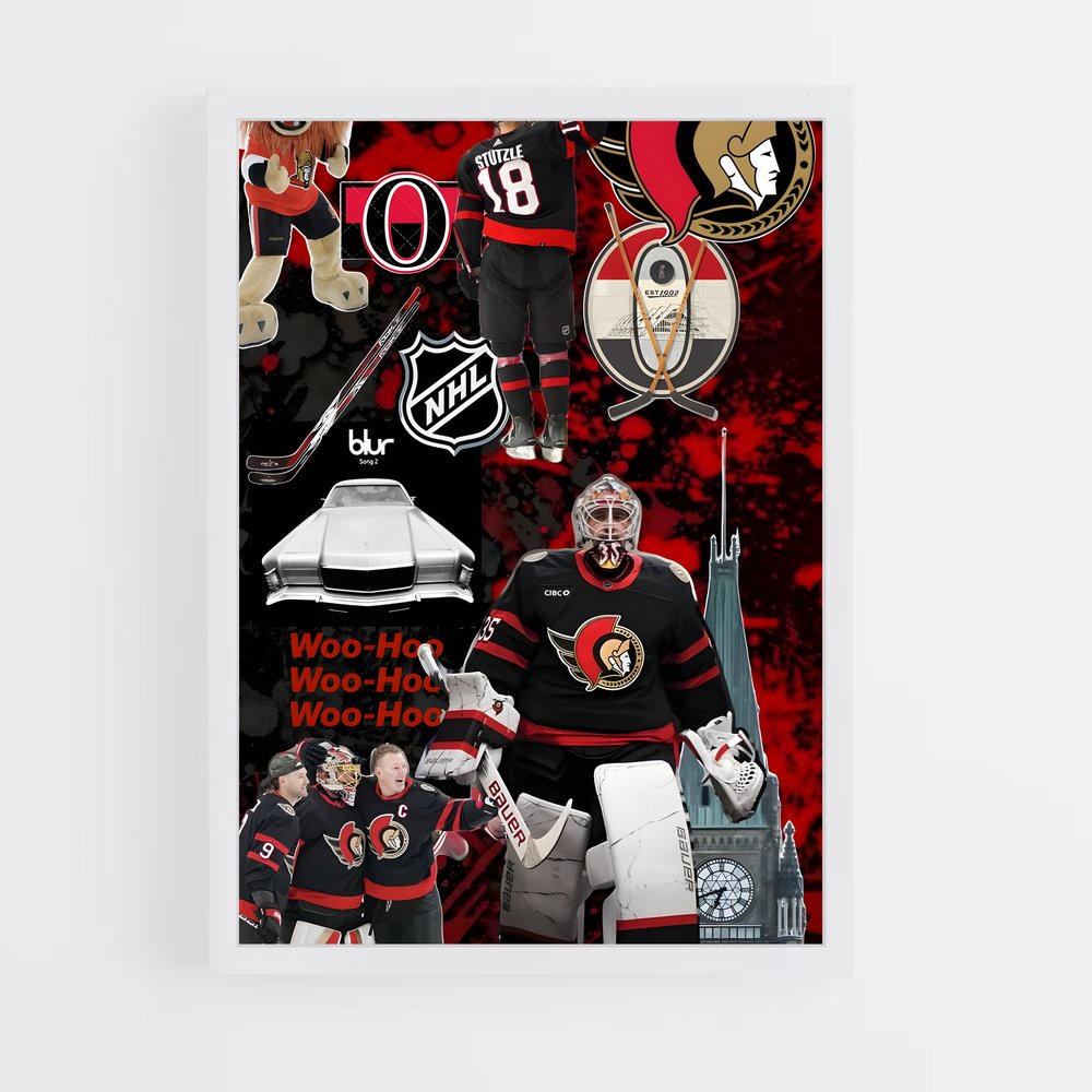 Poster Fierté des Sénateurs – affiche Hockey sur glace (vue 3)